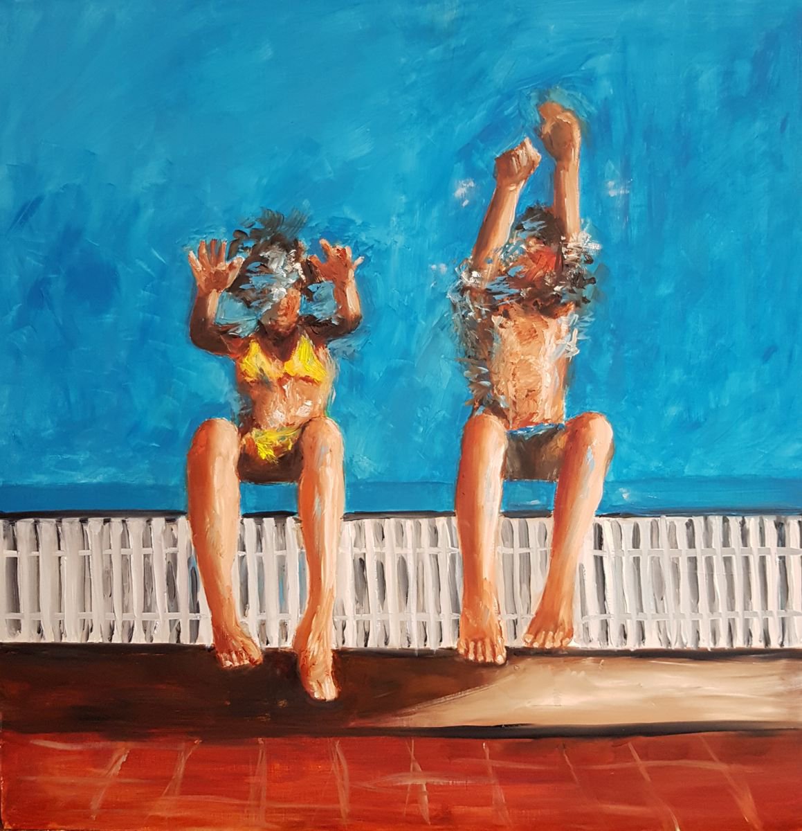 Holiday By Els Driesen, 16 X 16, Artwork For Sale On Artfinder