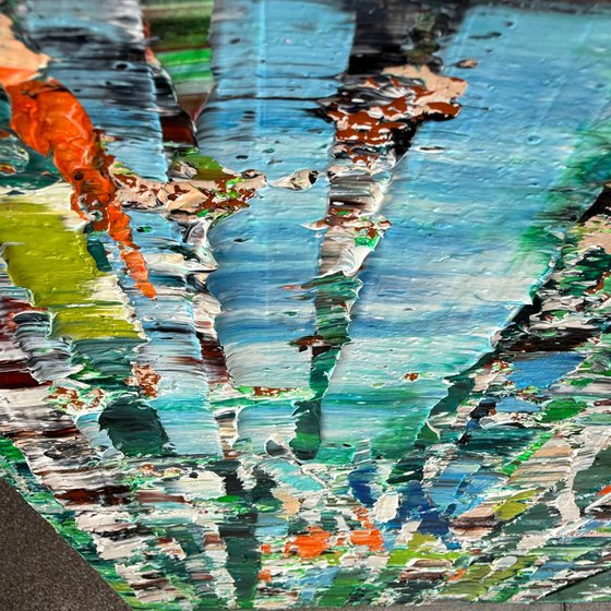 Whisper of the birch grove. Triptych