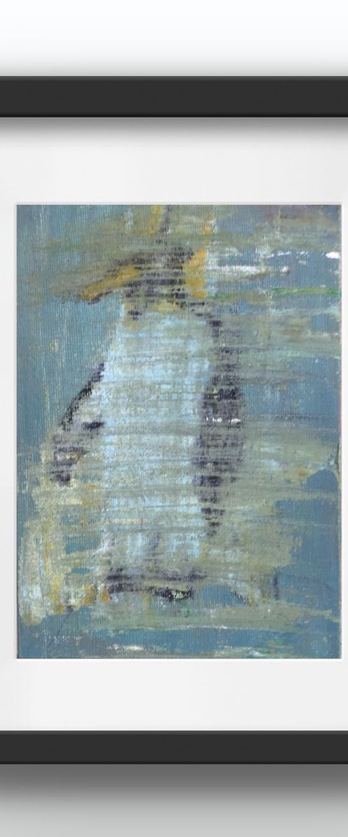 Penguin In A Snow Storm by Ryan  Louder