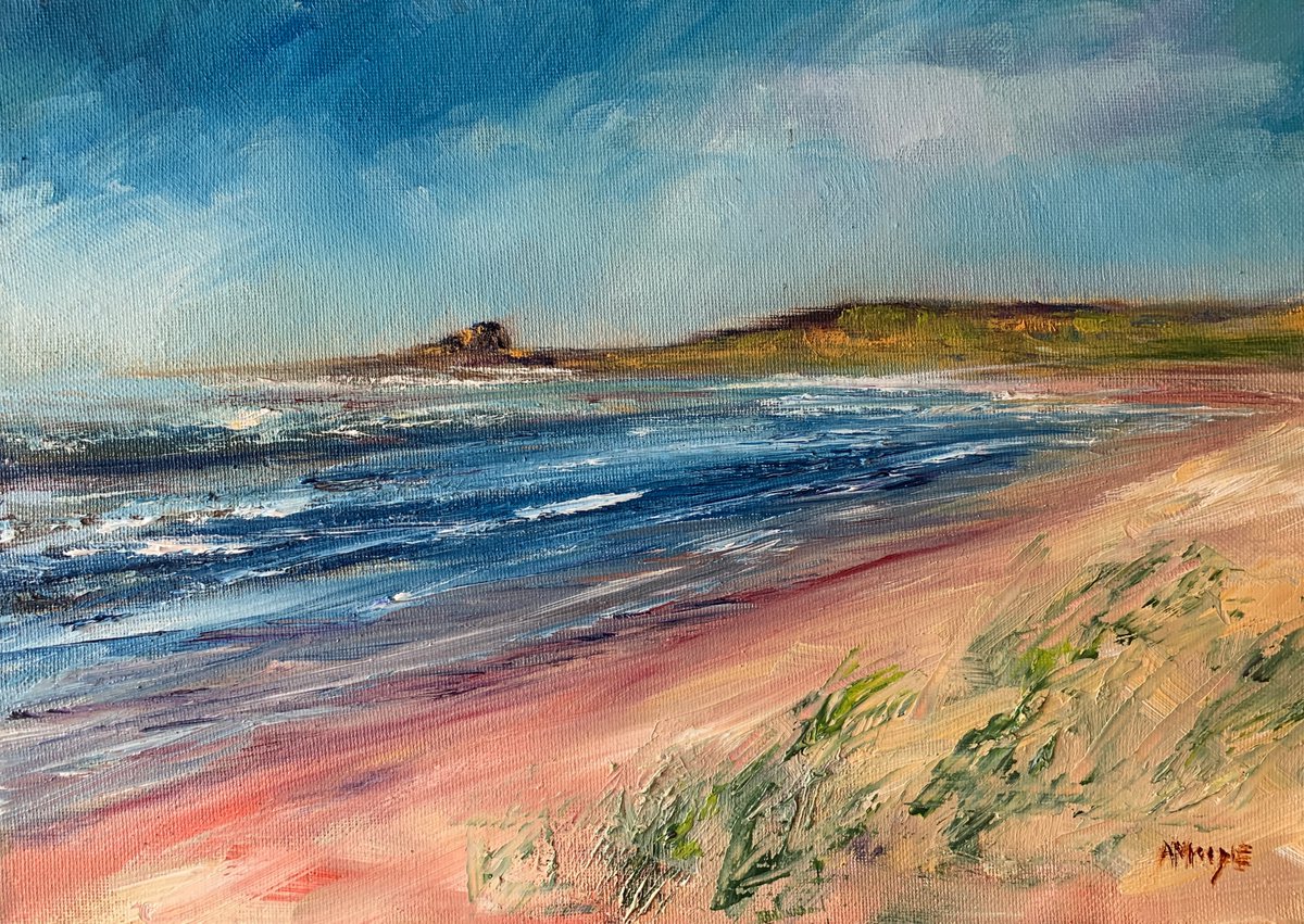 Soft Morning, Bamburgh by Andrew Moodie
