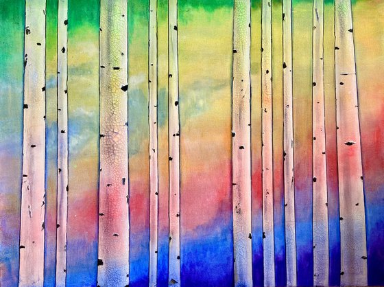 Rainbow forest