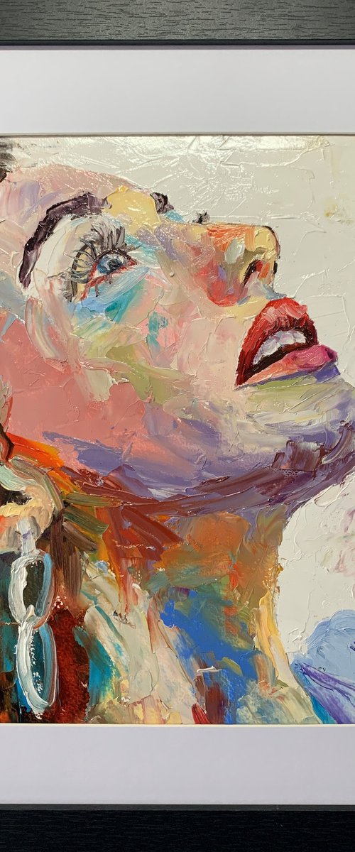 Abstract woman portrait. by Vita Schagen