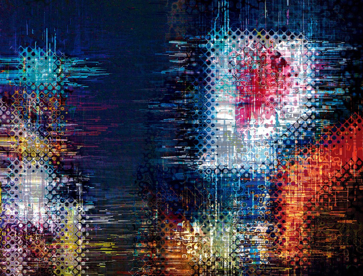 Abstract Cityscapes Print By Javier Diaz, 79 X 60, Ciudades Abstractas Xxi/Original Artwork, Original Artwork