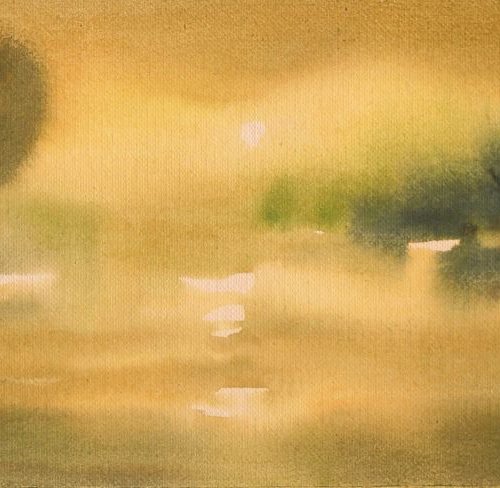 "Autumn impression on the river" by Ivan  Grozdanovski