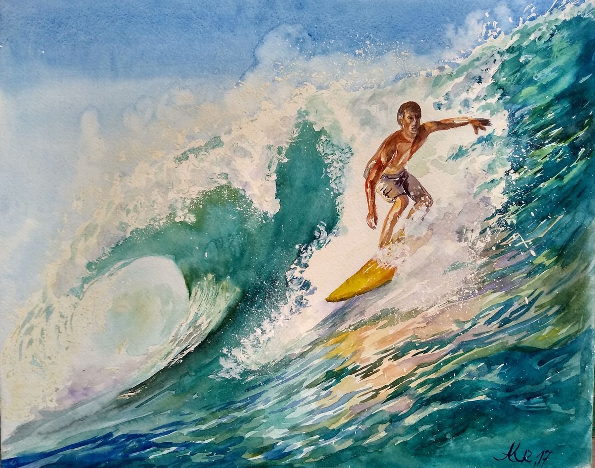 Surfing by Ann Krasikova