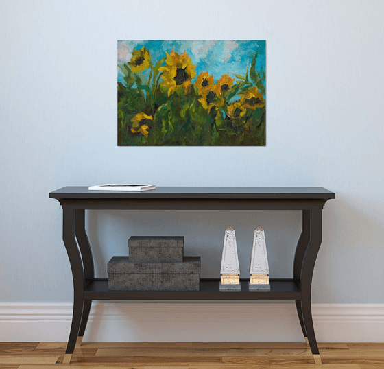 Ukrainian Floral Art — Sunflower Fields