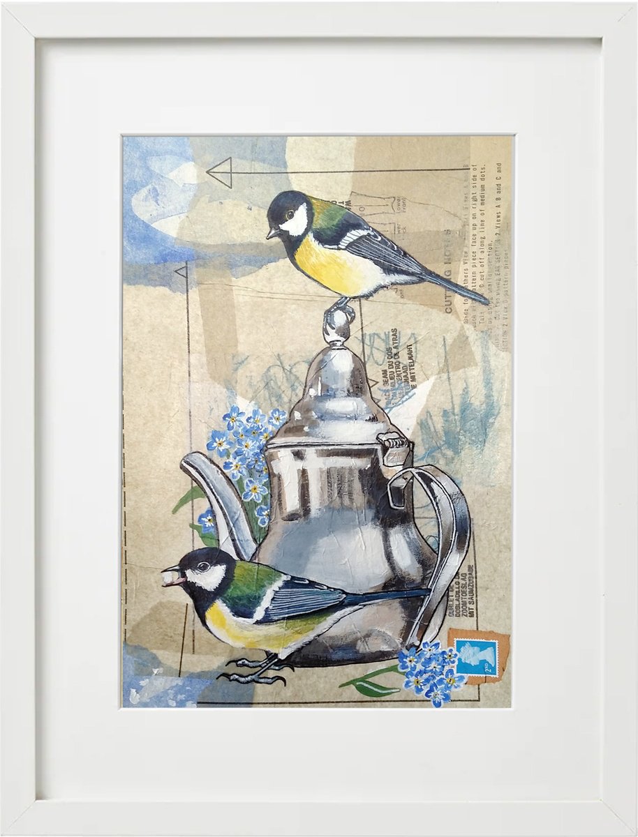 Forget-Me-Not and the silver teapot by Carolynne Coulson