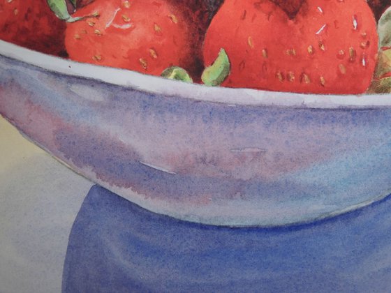 Bowl of strawberries
