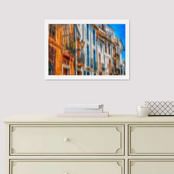Spanish Facade. Limited Edition 1/50 15x10 inch Photographic Print