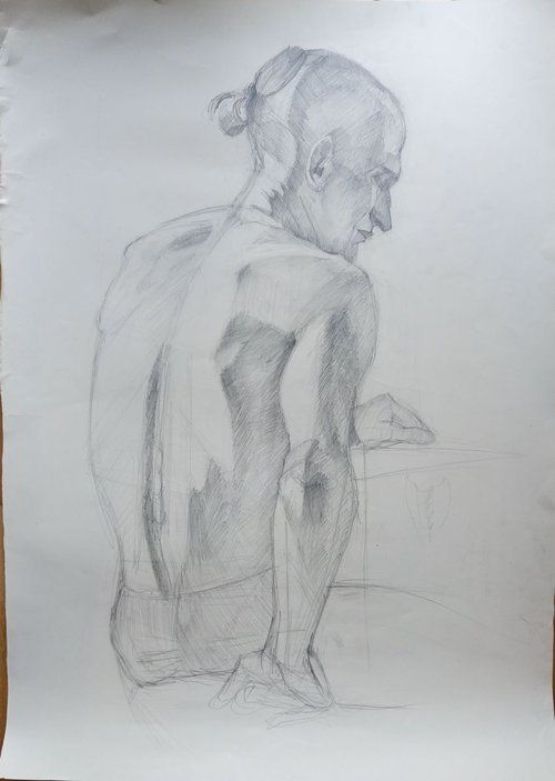 Young Man Sketch.#1 by Mag Verkhovets