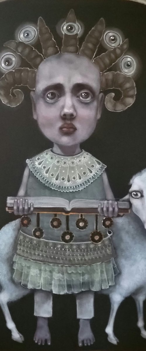 The Lamb and the Seven-Sealed Book by Jolanta Talaikiene