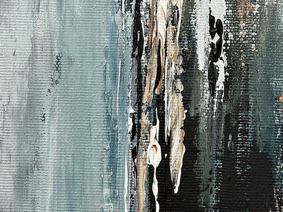 Emerald Shorelines — Diptych Green Grey