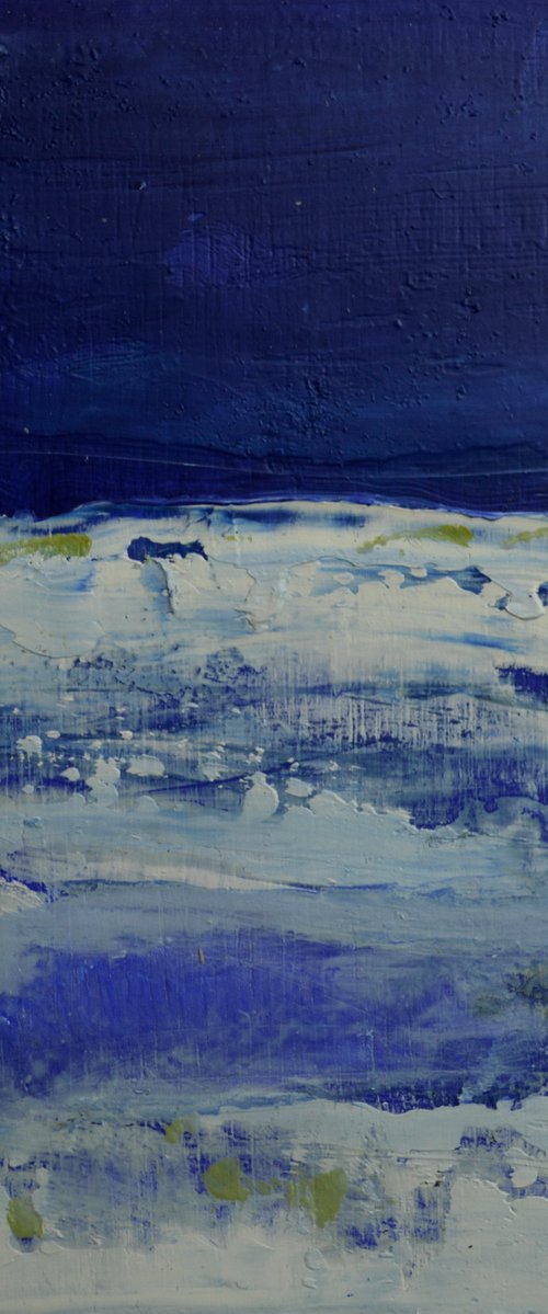 Landscape blue earth by Cristian Valentich