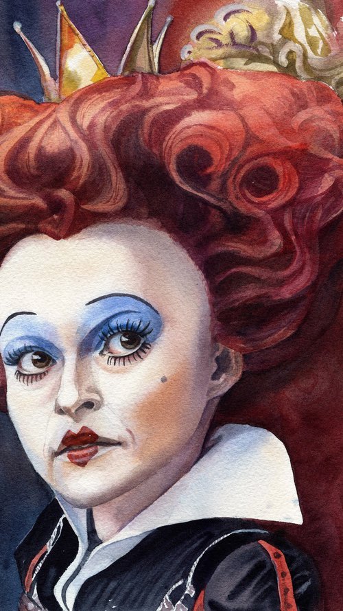 Red Queen. Helena Carter as Iracibetta, the Red Queen in Alice in Wonderland» by SVITLANA LAGUTINA