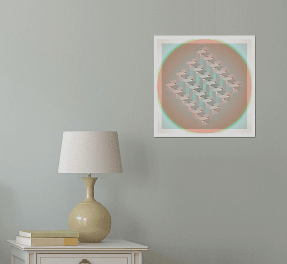 Simple 4 (Geometric Print) (2021)