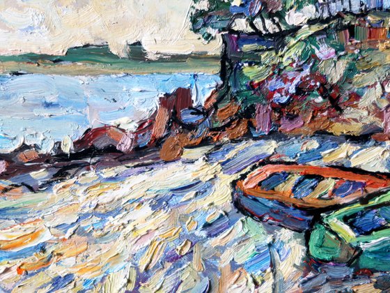 Boats in Arzon. France.