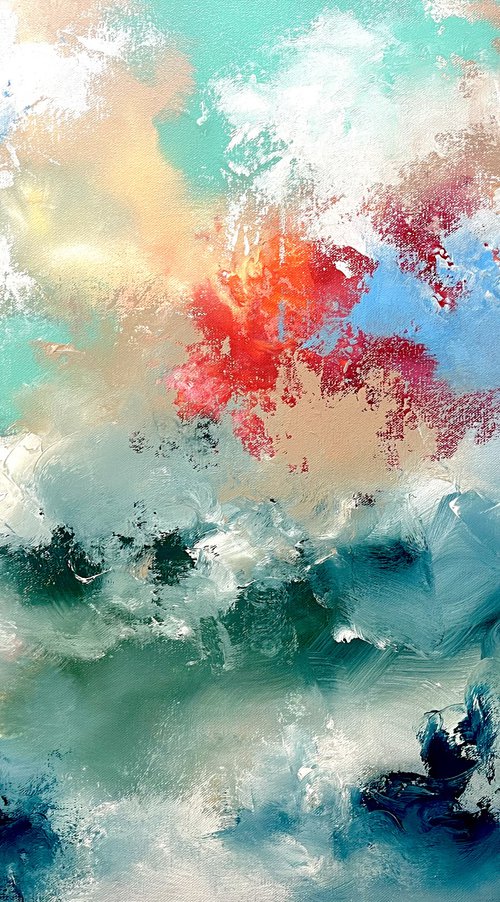 It Was That One Moment - Abstract - 80cm x 60cm by Jonesy