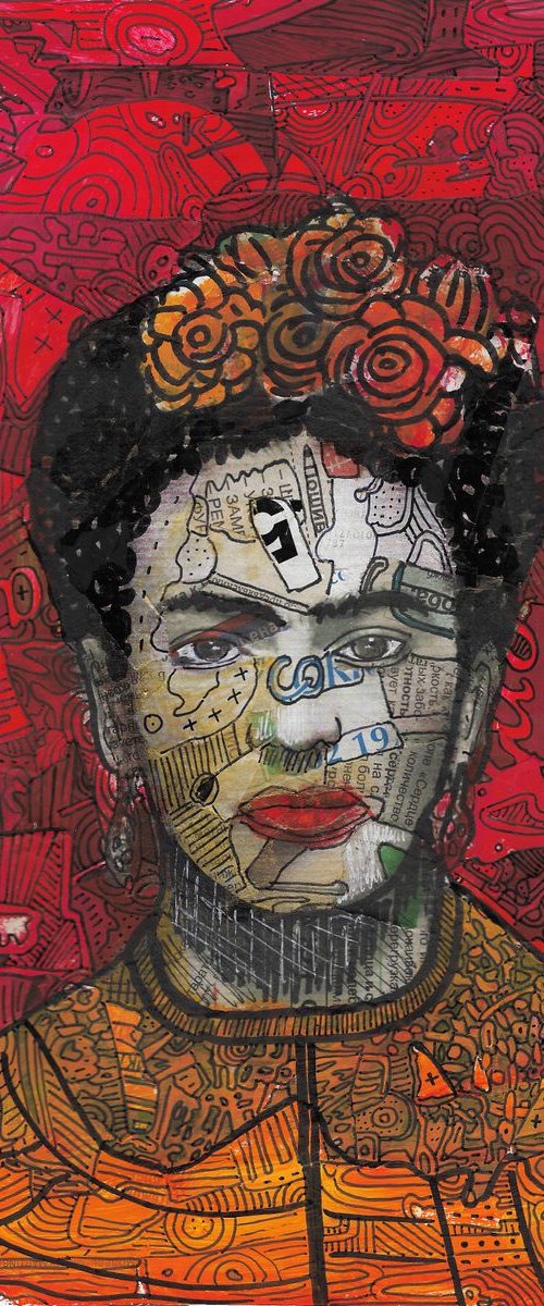 Portrait of Frida # 20 by Pavel Kuragin