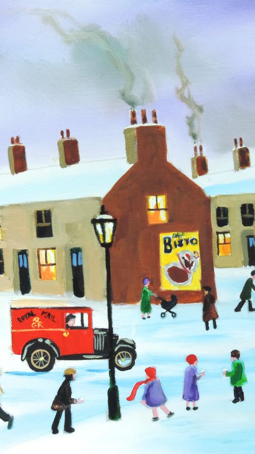 Red Royal Mail van by Gordon Bruce