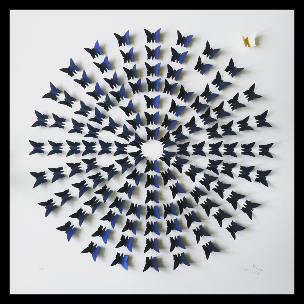 Abstract Relief By Lorna Doyan, 26 X 26", The One That Got Away, Original Artwork