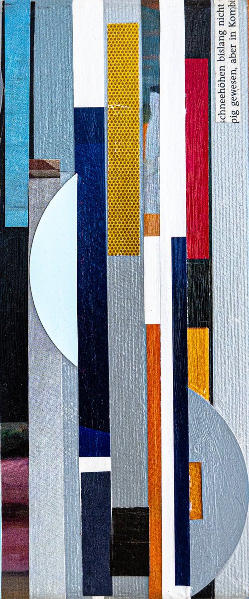 Mixed Media Collage - GA by Hyunah Kim