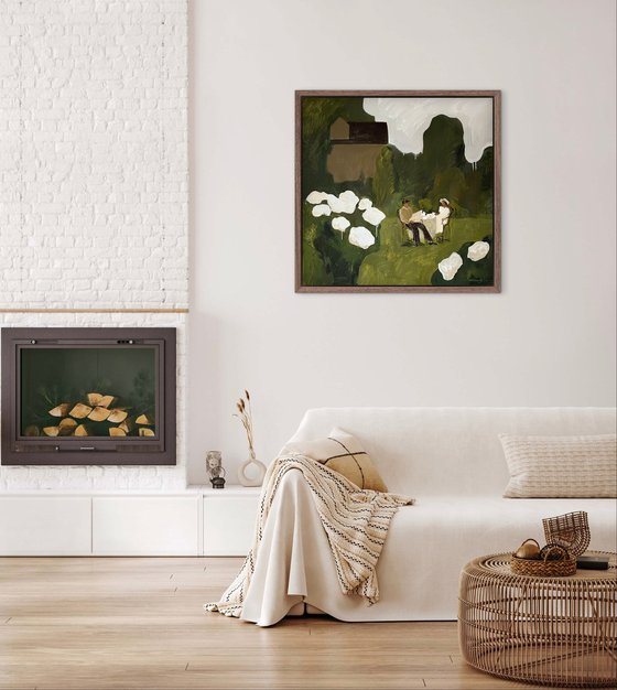 «Time of White Hydrangeas»