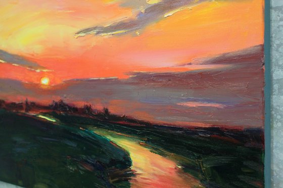 Last Light Over the River