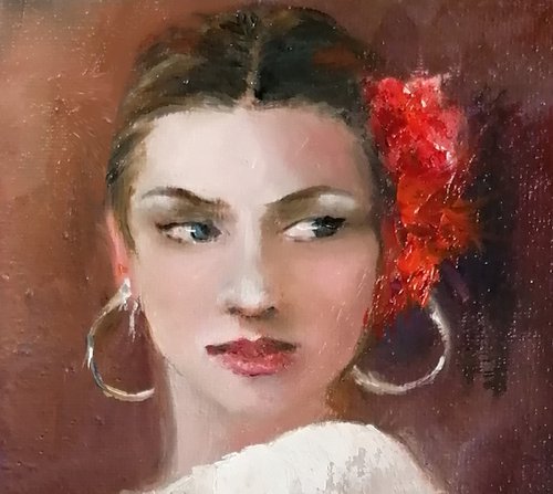 Flamenco Dancer 244 by Susana Zarate