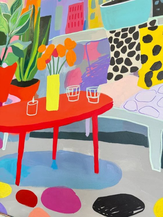 Urban Rooftop Garden