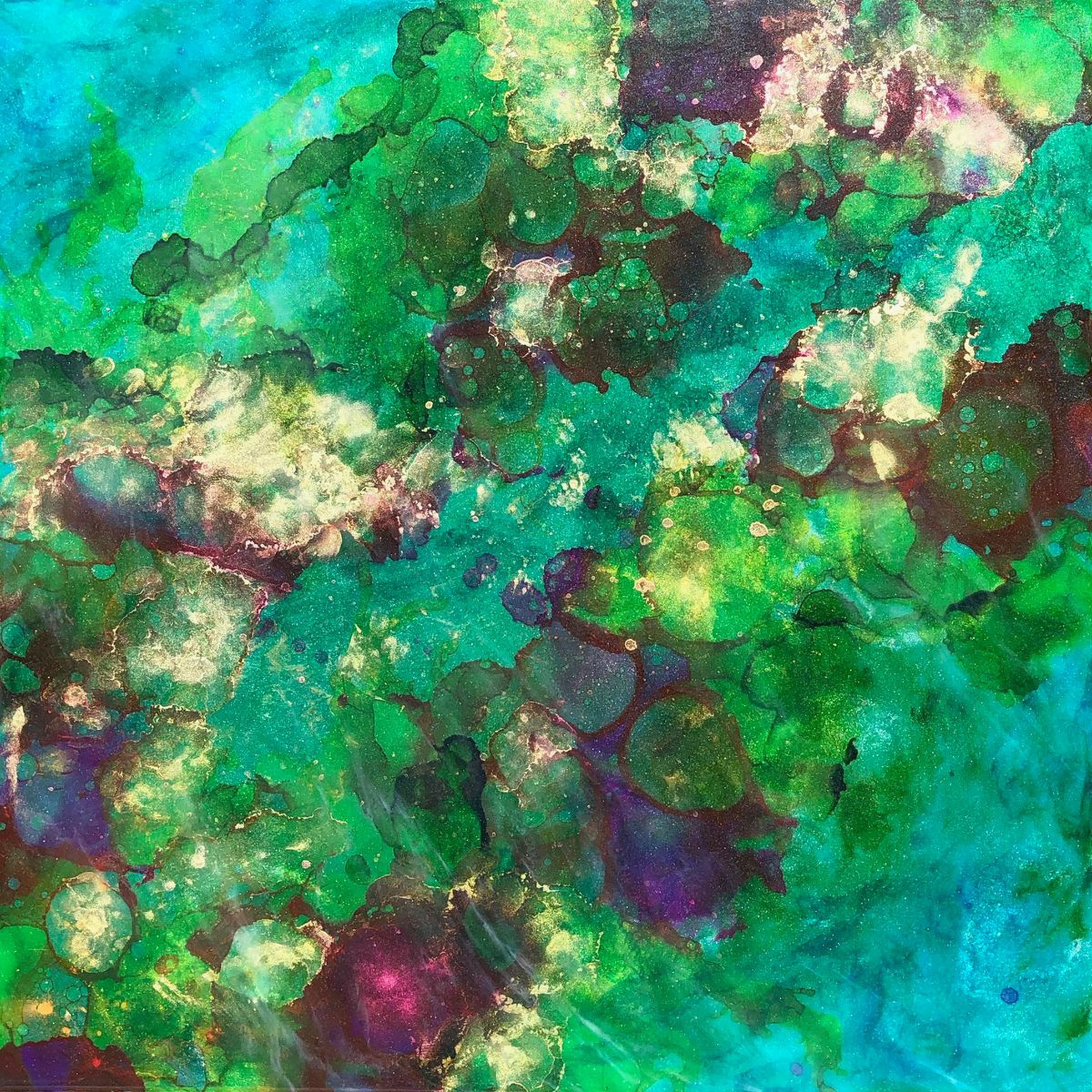 Tide Pools Resin Pour Painting Epoxy Art On A Artfinder