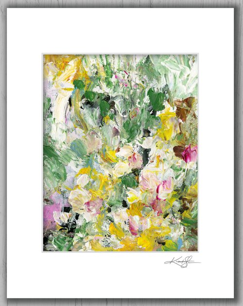 Floral Fall 29 - Floral Abstract Painting by Kathy Morton Stanion by Kathy Morton Stanion