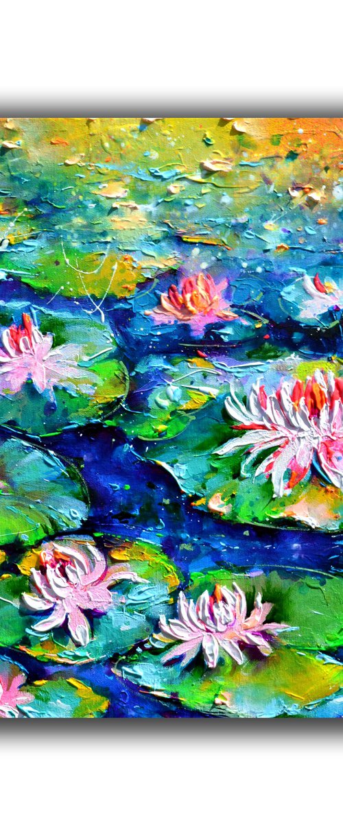Water Lilies on the Pond by Soos Roxana Gabriela