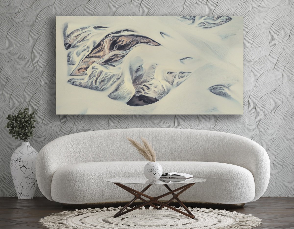 Photorealistic Landscape Photograph By Pavel Oskin, 83 X 43", Evanescence, Original Artwork