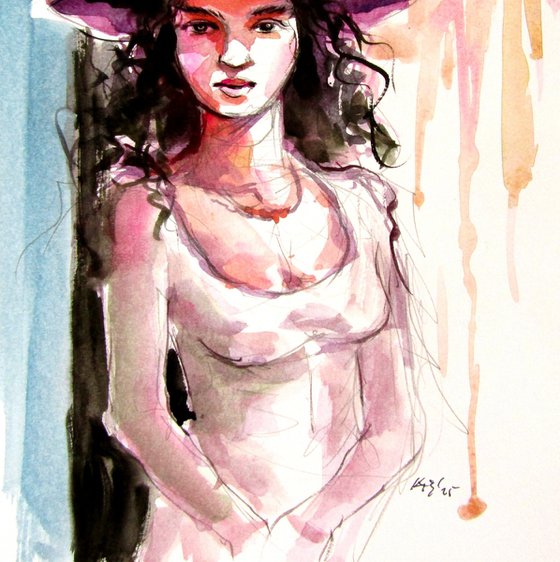 Girl with hat II