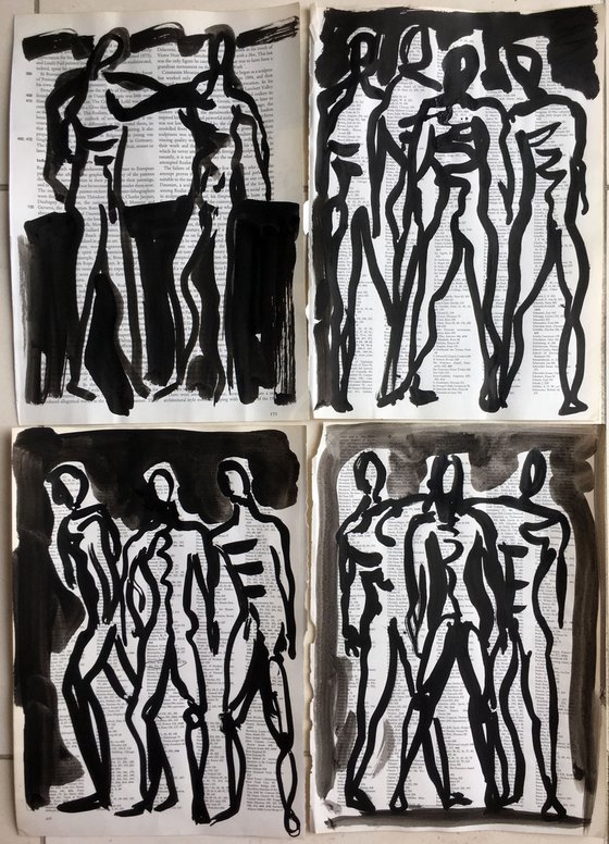 'Four Figurative Studies'