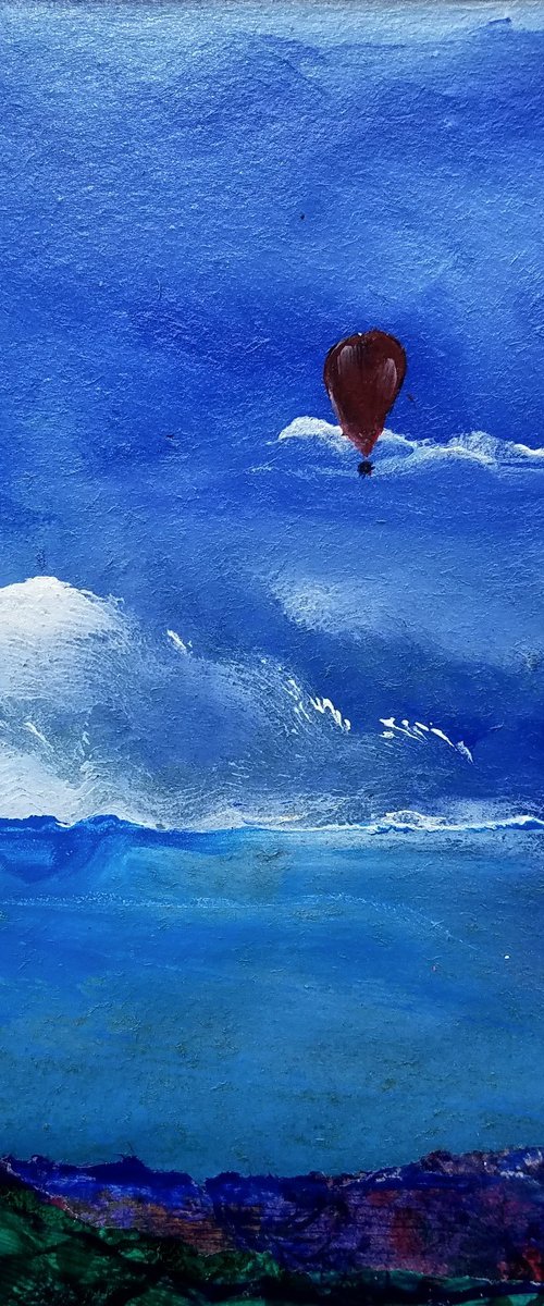 Balloons Open Sea by Kevin Blake