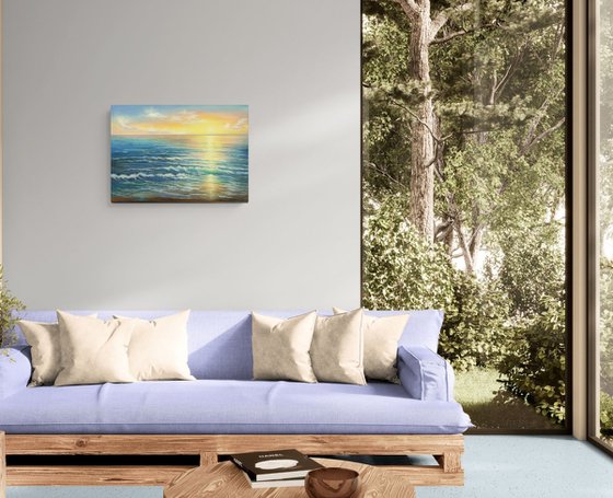 Turquoise wave