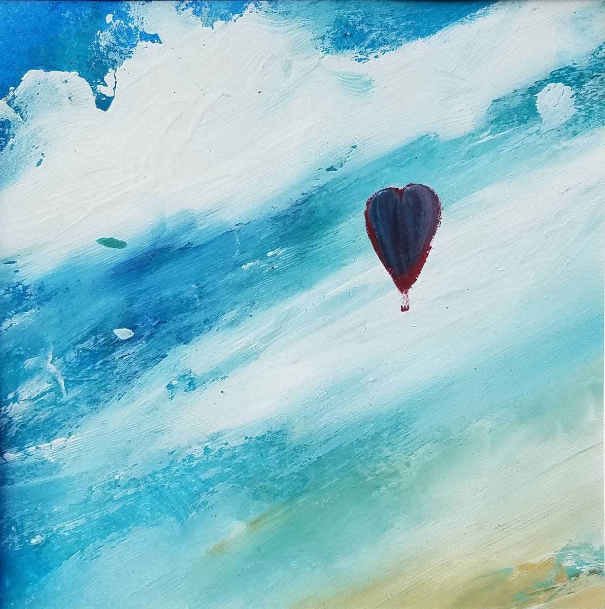 Balloon Against Azure Sky by Kevin Blake