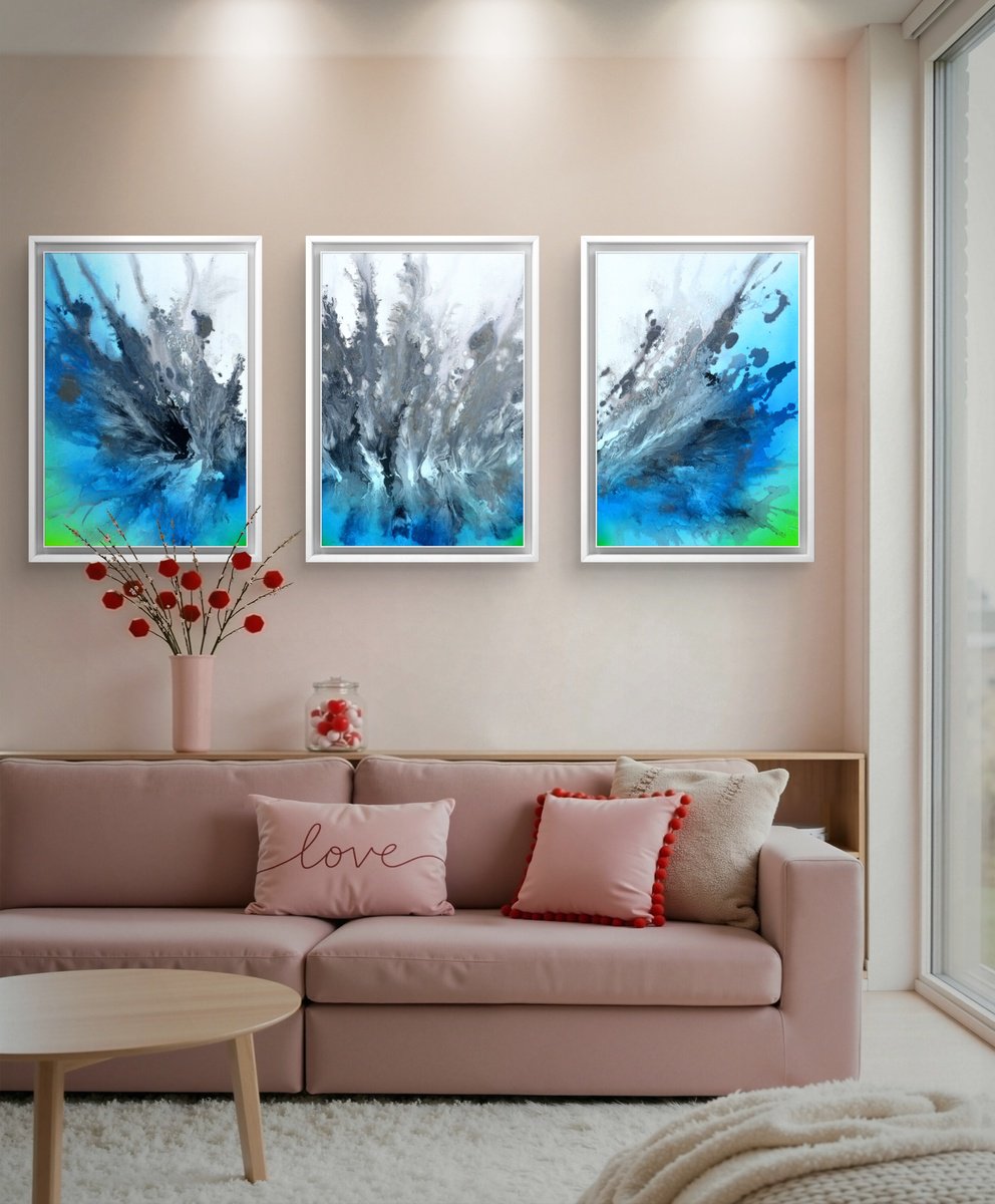Astral Love 30 By Soos Tiberiu, 59 X 28, Artwork For Sale On Artfinder