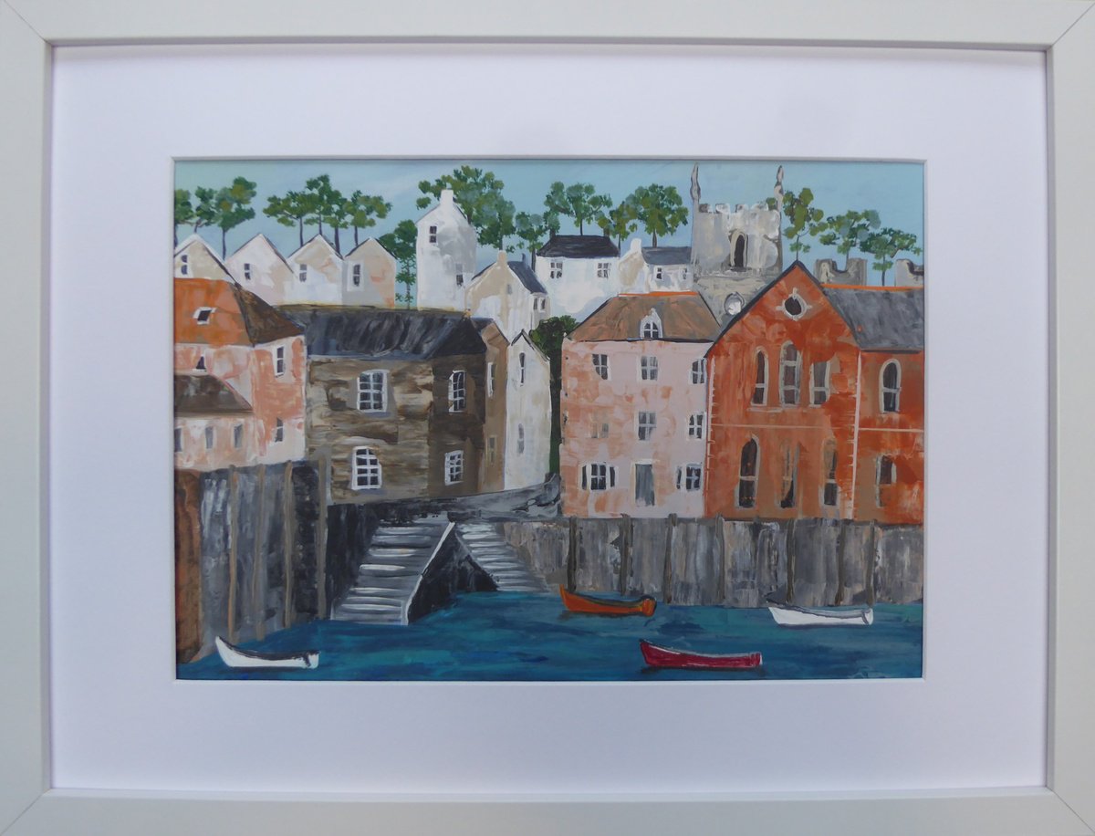 Town Quay, Fowey by Elaine Allender