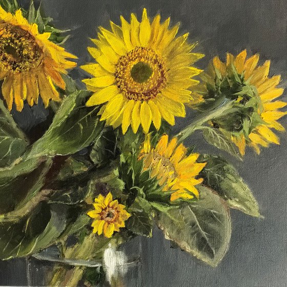 Sunflowers bouquet