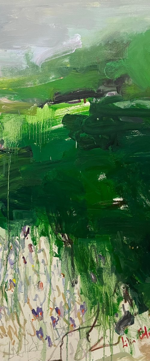 Green view by Lilia Orlova-Holmes