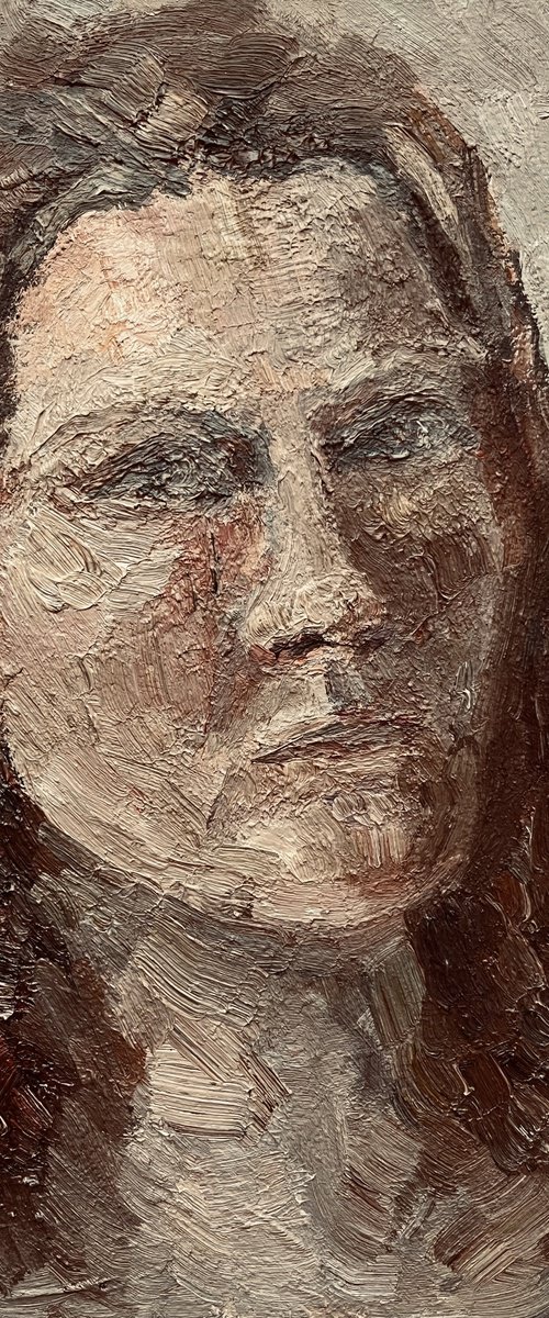 Portrait. Original oil painting. 2015 by Elena Klyan
