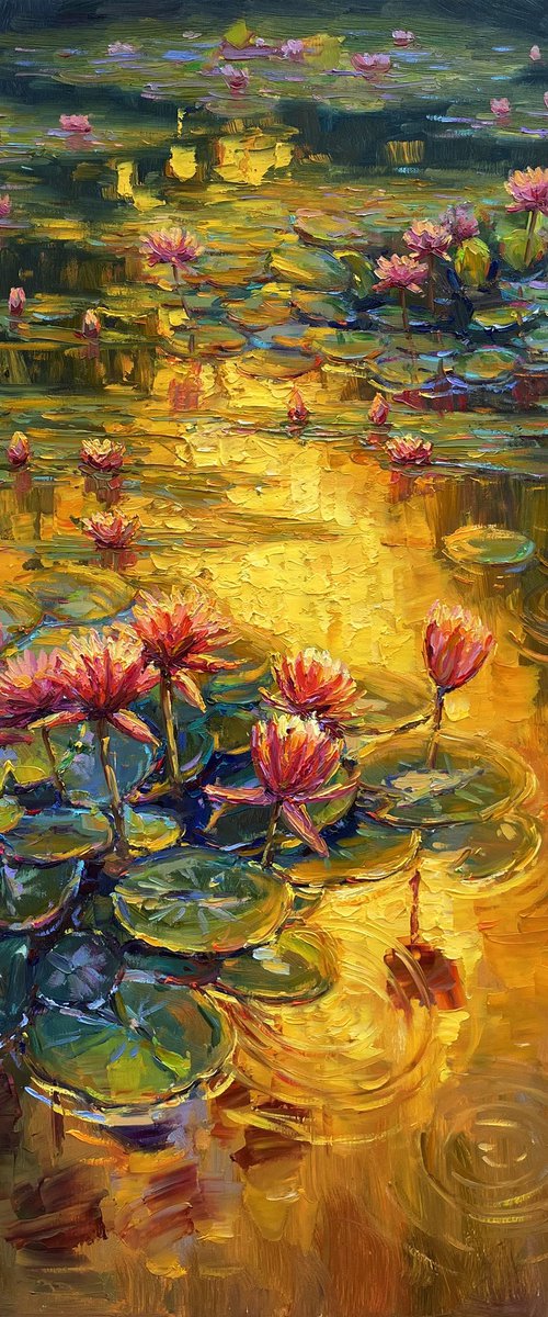 "Water lilies" by Evgeny Chernyakovsky