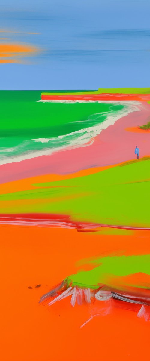 Colorful seascape #1 by V+V Kniazievi