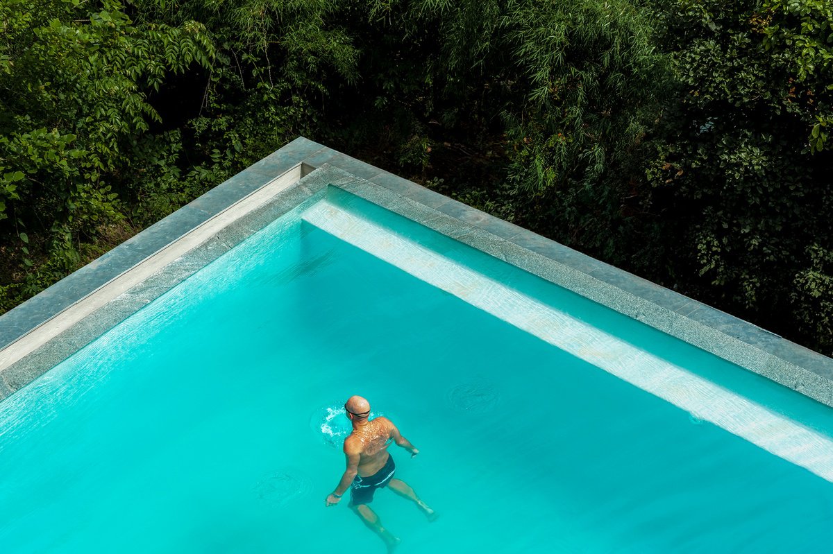 Photorealistic Photograph , Richie In His Pool By Adam Regan, 36 X 24, Artwork For Sale On Artfinder