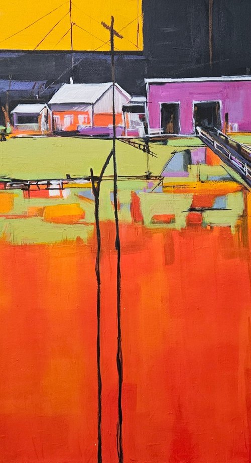 Old houses on the farm by V+V Kniazievi