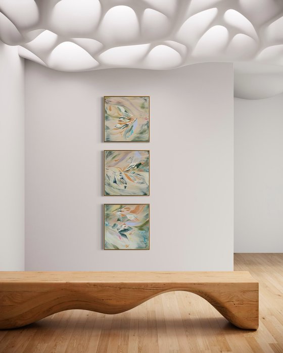 Spring Remembered Triptych