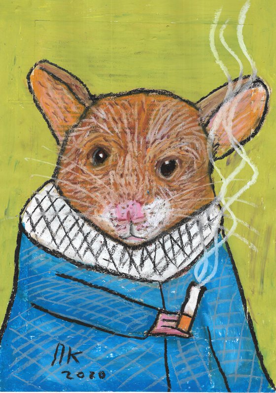 Smoking mouse #4