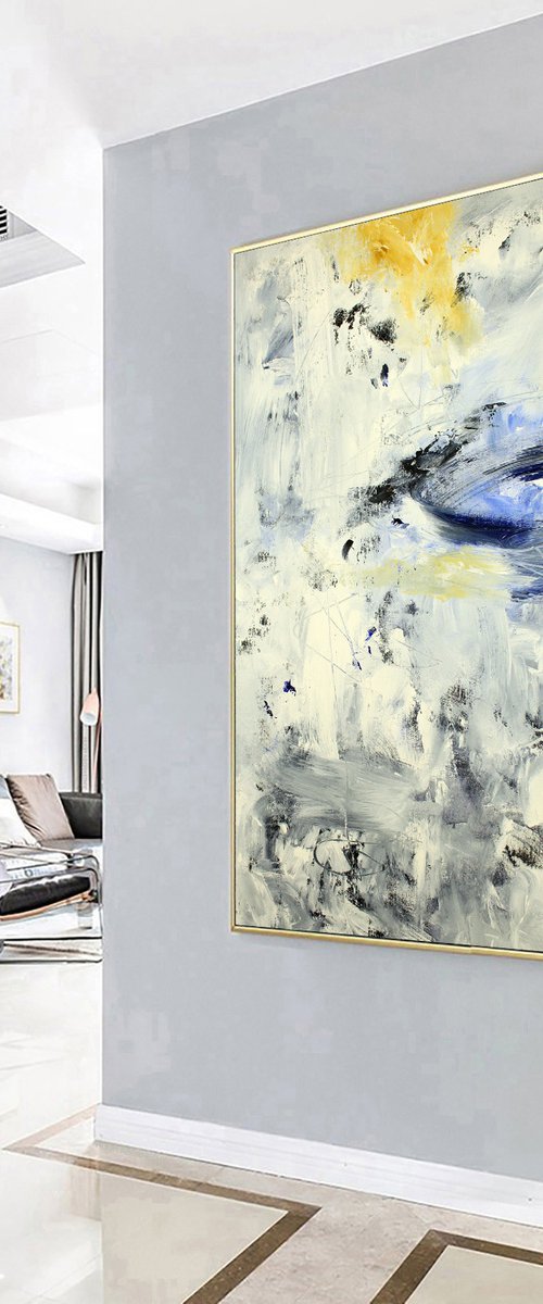 Plainting (90 x 150 cm, 35" x 59") by Hugh Abernethy
